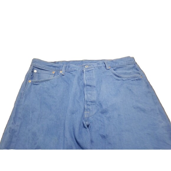 Levi's 501 XX Jeans Men's 42x32 Medium Royal Blue Vtg Denim Button Fly (39x30) - Picture 2 of 5